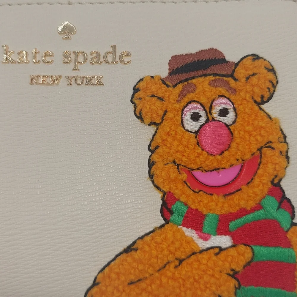 Kate Spade X Disney Muppets med saffiano bifold wallet - Picture 6 of 6